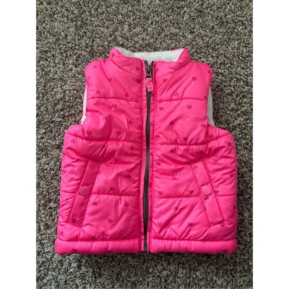❤️Carter’s Infant Ink Puffer Vest 12M